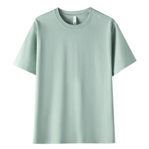 เสื้อยืดแขนสั้นสำหรับทั้งชายและหญิงมีหลายสีใส่สบายเสื้อยืดธรรมดาทรงหลวมลำลองสำหรับบุรุษ - Product Image 4