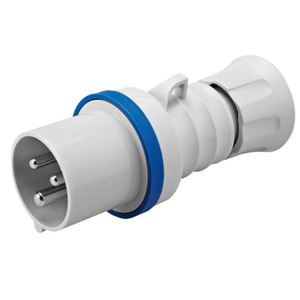 Spina e presa mobile blu industriale 2P + T 16A monofase 220V IP44 GW60004H - Product Image 3