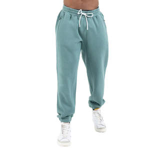 Nouveauté Jogging pour homme avec logo personnalisé Oxford Anti-boulochage Coton Chaud Pantalon plat Logo brodé Taille élastique Pantalon de survêtement - Product Image 1