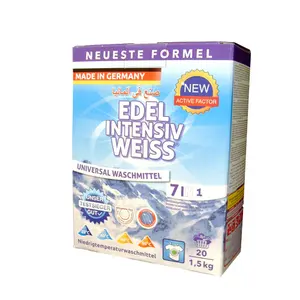 Edel intensiv สำหรับผงซักเสื้อผ้าสีขาวในกล่อง1.5กก. | น้ำยาทำความสะอาดผ้าคุณภาพสูง/ซักมือและชาย