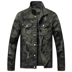 Nouvelle arrivée de fabrication en usine veste en jean pour hommes à manches longues veste en jean pour hommes personnalisée en gros - Product Image 1