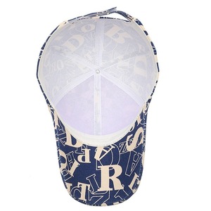 หมวกเบสบอลผ้าฝ้าย6แผงแบบวินเทจปรับได้หมวกแก๊ประบายอากาศได้ดีดีไซน์คลาสสิกพรีเมี่ยม - Product Image 5