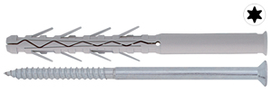 Tassello Tup4 con Vite Torx 50 Pezzi Mm.10x135 - Product Image 1