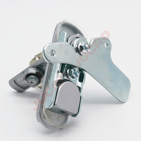 Serrure à cylindre et à plaque Jucro DLP403 haute sécurité en alliage de zinc avec finition peinture mate nanométrique couleur argent, entraxe 1