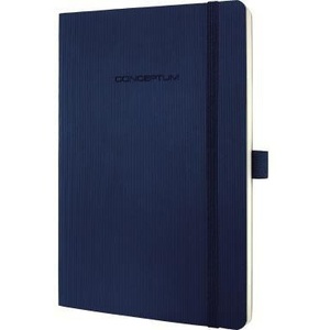 SIGEL Conceptum Notebook Approx. DIN <b>A5</b> Squared Blue 97 Sheets - Product Image 1