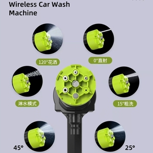 Lave-voiture Pistolet à eau Lave-voiture sans fil <span class=keywords><strong>Batterie</strong></span> au lithium Lave-voiture portable haute pression - Product Image 2