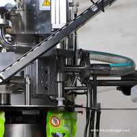 Machine de remplissage et de bouchage automatique KOCO pour sachets à bec verseur 5L, équipement d'emballage de liquides en sachet, remplisseur de sachets haute précision 1500BPH