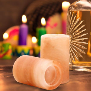 Artesanías naturales de estilo romántico de alta calidad, venta al por mayor, tema de amor, tallas de cuerno para beber, lámpara de sal del Himalaya, decoraciones de cerveza de hidromiel - Product Image 5