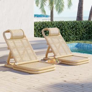 Lightweight rattan <b>chair</b> for outdoor <b>relaxation</b> natural material boho beach <b>chairs</b> highest quality - Product Image 2