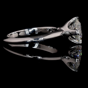 แหวนโซลิแทร์เพชร2.11ct ตัดยอดเยี่ยมแพลตินัมพร้อมใบรับรอง IGI - Product Image 4