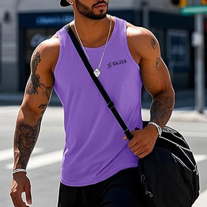 Camiseta sin mangas de moda para hombre, camisa sin mangas informal a la moda, ropa de verano para exteriores, estilo callejero cómodo - Product Image 3