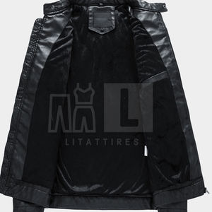 แจ็คเก็ตหนังวัวสำหรับผู้ชายขายดีที่สุด พร้อมโลโก้ด้านหน้า ระบายอากาศได้ดีและกันลม เหมาะสำหรับใช้งานกลางแจ้ง - Product Image 3