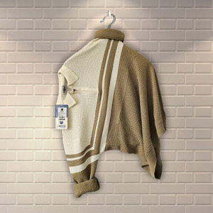 เสื้อสเวตเตอร์2024ถักเข้ารูปสำหรับผู้ชายเสื้อสเวตเตอร์ถักขนาดปกติครึ่งไซส์สำหรับฤดูหนาว - Product Image 4