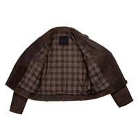 Veste en cuir occidentale de vente chaude en cuir véritable fait à la main veste en cuir de vache de qualité supérieure en cuir de vachette