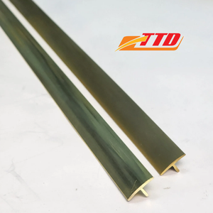 อัปเกรดการตกแต่งภายในของคุณด้วยขอบทองเหลือง T12มีสไตล์ทนทานและเหมาะสำหรับการตกแต่งแบบไร้รอยต่อในการออกแบบที่ทันสมัย - Product Image 5