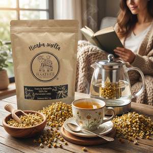 Tè alle Erbe alla Camomilla Scelezionato Haathee in Foglie Sfuse |   Sacchetto Doypack per Tè |   1 Chilogrammo di Grado Alimentare - Product Image 3