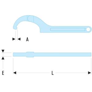 Clés à goupilles et à crochets Facom - Product Image 2