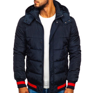 Nueva chaqueta acolchada elegante para hombre de talla adulta, precio de fábrica al por mayor, chaqueta acolchada para hombre con logotipo personalizado - Product Image 2
