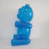 Ours Gonflable en PVC de 24 Pouces, Jouet Unisexe, Modèle Animal pour Enfants, Lot de 6 Ours Gonflable sur le Thème des Bonbons, Couleurs Vibrantes