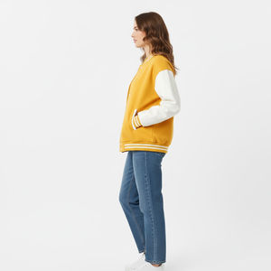 Veste de baseball pour femmes en coton avec imprimé design respirant à séchage rapide Fournisseur d'usine Vente en gros Fabrication sur mesure Mode décontractée - Product Image 3