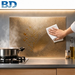 BJD Dosseret de cuisine en <span class=keywords><strong>verre</strong></span> <span class=keywords><strong>trempé</strong></span> 12x24 Carrelage mural Résistant à l'eau 3mm-10mm Style contemporain Garantie 3 ans - Product Image 3