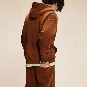 Sudaderas con capucha para hombre con logotipo personalizado 100% algodón lavado con ácido Sun Fade Sudadera con capucha y cremallera jersey de gran tamaño Sudadera con capucha de peso pesado para hombre - Product Image 2