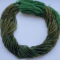 2mm 3mm 4mm Pierre de tourmaline verte micro naturelle perles de pierres précieuses semi-précieuses à facettes meilleur prix fournisseur de fabrication de bijoux acheter