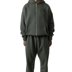 Sweat à capuche zippé de haute qualité pour hommes, léger et à la mode, idéal pour toutes les saisons. - Product Image 2