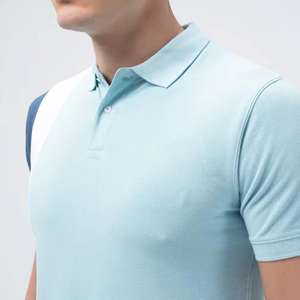 Camiseta de polo para hombre con logotipo personalizado impreso, precio de fábrica, poliéster en blanco, calidad superior - Product Image 3