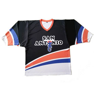 Customize Ice Hockey Jerseys Sublimation 100% Polyester Breathable <b>Men's</b> Team Wear Uniform OEM Hockey Teamwear <b>shirts</b> Youth - Product Image 2