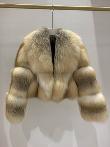 Manteau court en vison pour femme 2026, fourrure synthétique épaisse, col montant, chaud, mode de luxe, vêtements d'extérieur d'hiver - Product Image 5