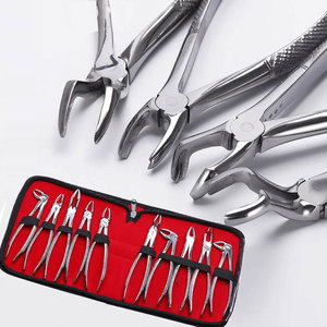 Kit pour Instruments Chirurgicaux Dentaires Pince Pince pour l'Extraction des Dents chez les Adultes Enfants Courbe Racine Ascenseur Ascenseur Oral Outils - Product Image 6