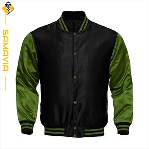 Chaqueta universitaria SAMAVIA OEM, uniforme de béisbol de lana bordado personalizado, chaqueta universitaria cálida de invierno para hombre RTS - Product Image 1
