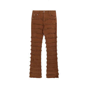 Jeans de Mezclilla para Hombre OEM, 100% Algodón, Corte Recto Holgado, Lavado Vintage, Alta Calidad, Transpirables, Casuales, para Invierno, Venta al Por Mayor - Product Image 1