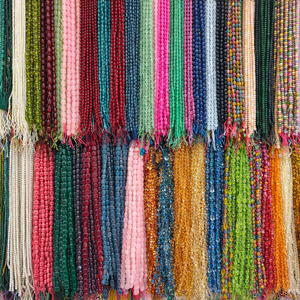 Natural Multi-Gemstone Smooth 4mm Oval Blue <b>Crystal</b> Stone Loose <b>Beads</b> Strand Wholesale Vibrant for DIY Jewelry - Product Image 2