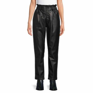 Womens Casual Drawstring Waist Pants Faux <b>Leather</b> Jogger PU <b>Leather</b> Wet Look <b>Leggings</b> High Waist Stretch Faux <b>Leather</b> Pants 2026 - Product Image 5