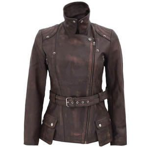 Veste en cuir pour femme, durable, coupe-vent, tricotée, écologique, respirante, de haute qualité, meilleures ventes, meilleur design, vêtements d'hiver - Product Image 3