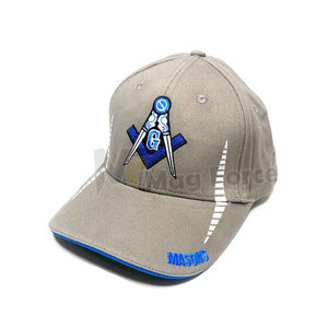 Chapeau de Baseball franc-maçonnerie marron brodé unisexe, chapeau de haute qualité, avec Logo de boussole, vente en gros - Product Image 4
