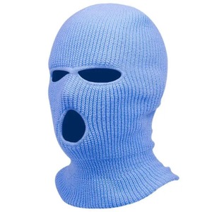 Diseñador personalizado de tres agujeros Paisley Print Ski Full Face Cover Mask Knit Balaclava Hat Winter Warm Bandana para deportes - Product Image 4