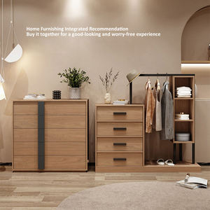 Moderno lujo multifuncional dormitorio almacenamiento piso-pie <span class=keywords><strong>perchero</strong></span> integrado pecho cajones colgador de ropa para la hora de acostarse - Product Image 3