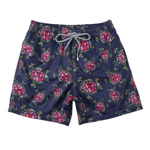Pantalones cortos de playa OEM para hombre, bañadores de secado rápido con estampado personalizado, pantalones cortos informales ligeros para piscina, vacaciones en la playa y ropa de verano - Product Image 1