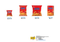 Crackers aux crevettes Rota Keropok Udang Biscuit De Crevettes 80g X 12 Collations halal de Malaisie