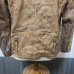 Veste en cuir pour femme avec logo personnalisé Prix de gros Nouvelle mode Veste en cuir pour femme Vestes en cuir de haute qualité - Product Image 4