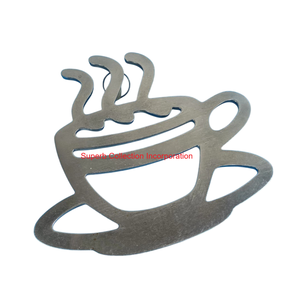 Dessous de plat en métal pomme argenté de style vintage, porte-pot décoratif résistant à la chaleur pour la cuisine et la table à manger à un prix abordable - Product Image 2