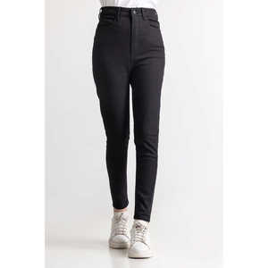 Jeans en denim noir basique WM-JNS-SS24-001, simplicité élégante - Product Image 3