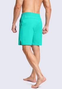 กางเกงขาสั้นผ้าโพลีเอสเตอร์สำหรับผู้ชายและผู้หญิงกางเกงขาสั้นผ้าแคนวาสสูงเนื้อผ้าระบายอากาศได้ดีแห้งเร็วออกแบบโลโก้ได้ตามต้องการ - Product Image 2