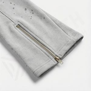 Pantalones de Hombre al por Mayor, Ropa Urbana, Estilo Vintage, Desgastados, de Lona Gruesa, con Cordones, Lavado Ácido, Pierna Ancha - Product Image 6