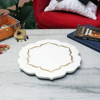 Plateau de service en bois de luxe, design classique fait main, écologique et durable, idéal pour la cuisine, les dîners, les événements, la décoration de la maison