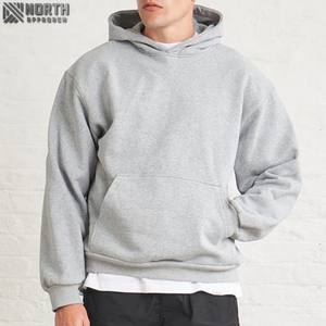 Haute qualité coton bouffée impression Boxy sweat à capuche surdimensionné Logo personnalisé blanc recadrée lourd 450 gsm sweat à capuche fabricants - Product Image 2