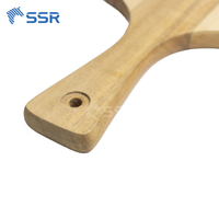Planche à découper rectangulaire en bois d'acacia avec poignée épaisseur 18 MM utilisation pour servir/charcuterie/planche à fromage prix de gros